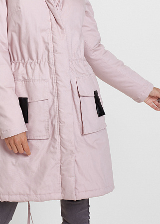 Модная длинная куртка-парка Модная длинная куртка-парка