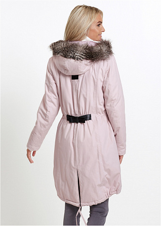 Модная длинная куртка-парка Модная длинная куртка-парка