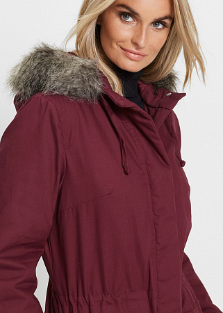 Модная длинная куртка-парка Модная длинная куртка-парка