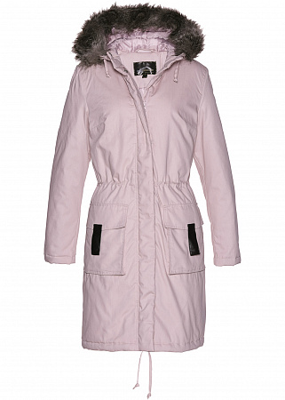 Модная длинная куртка-парка Модная длинная куртка-парка