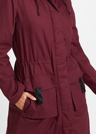 Модная длинная куртка-парка Модная длинная куртка-парка