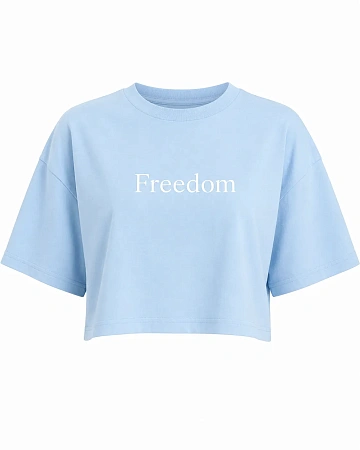 Женская футболка Cotton Cloud Blue Jay Basics SGA04484-BLUE Женская футболка Cotton Cloud Blue Jay Basics SGA04484-BLUE