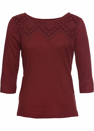 Футболка с кружевом Футболка с кружевом